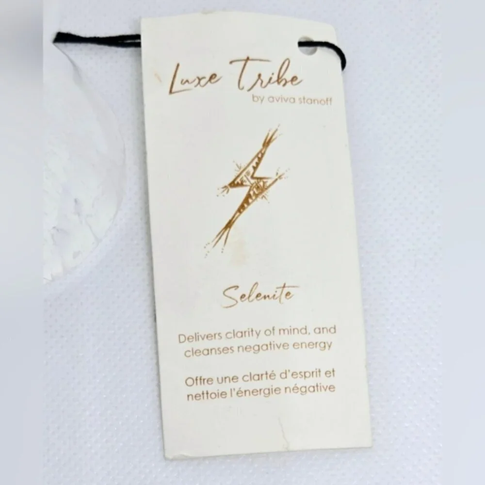 Luxe Tribe Selenite Mushroom Decor
